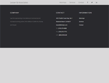 Tablet Screenshot of divelaw.com